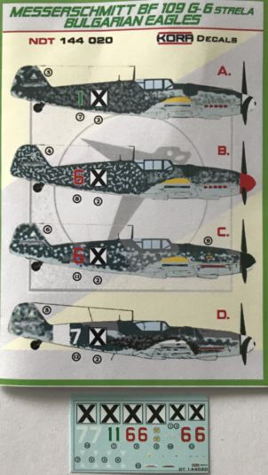 Messershmitt Bf-109G-6 Bulgarian Eagles